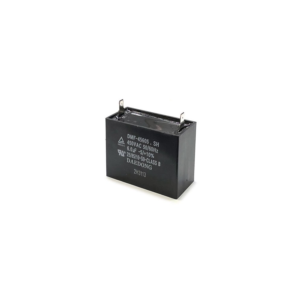 AC 사각 기동 커패시터 450V 6.0&micro;F 선풍기용 (HQ03191)