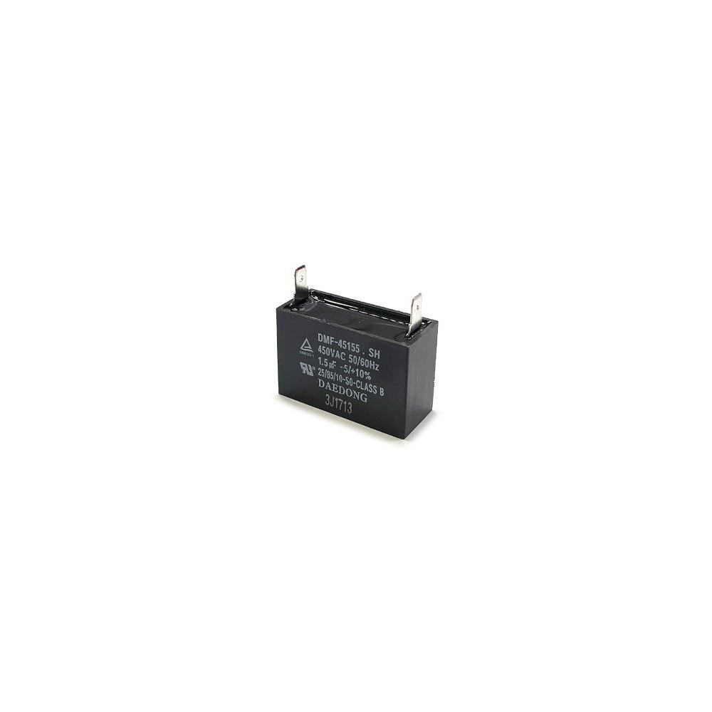 AC 사각 기동 커패시터 450V 1.5&micro;F 선풍기용 (HQ03239)