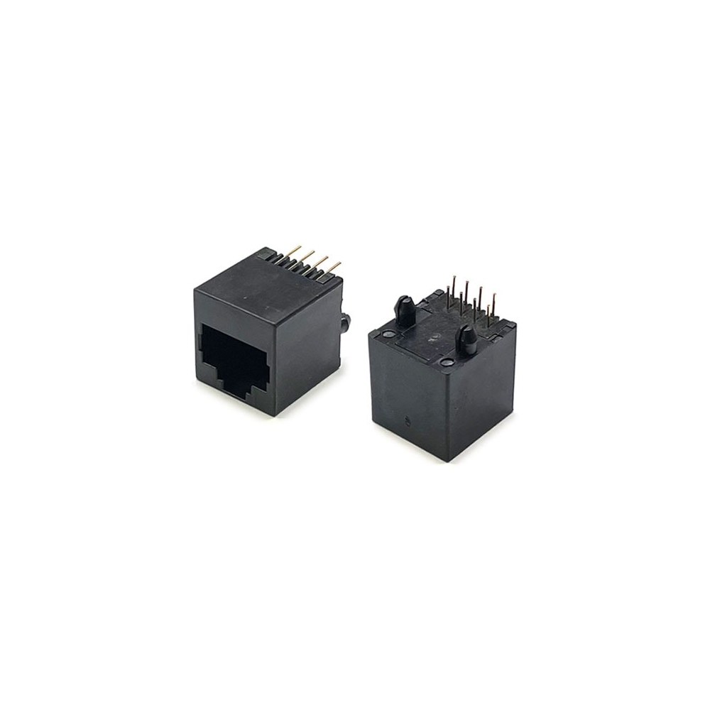RJ45 커넥터 8P8C 암 소켓 스트레이트 타입 PCB-827H 8P8C Shield (HQ03250)