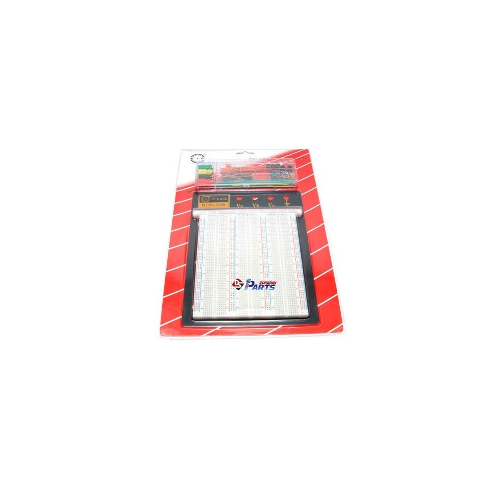 E.I.C. 브레드 보드 2390 Tie-point + 140PS Jumper Wires PCB 빵판 EIC-106J (HQ03257)