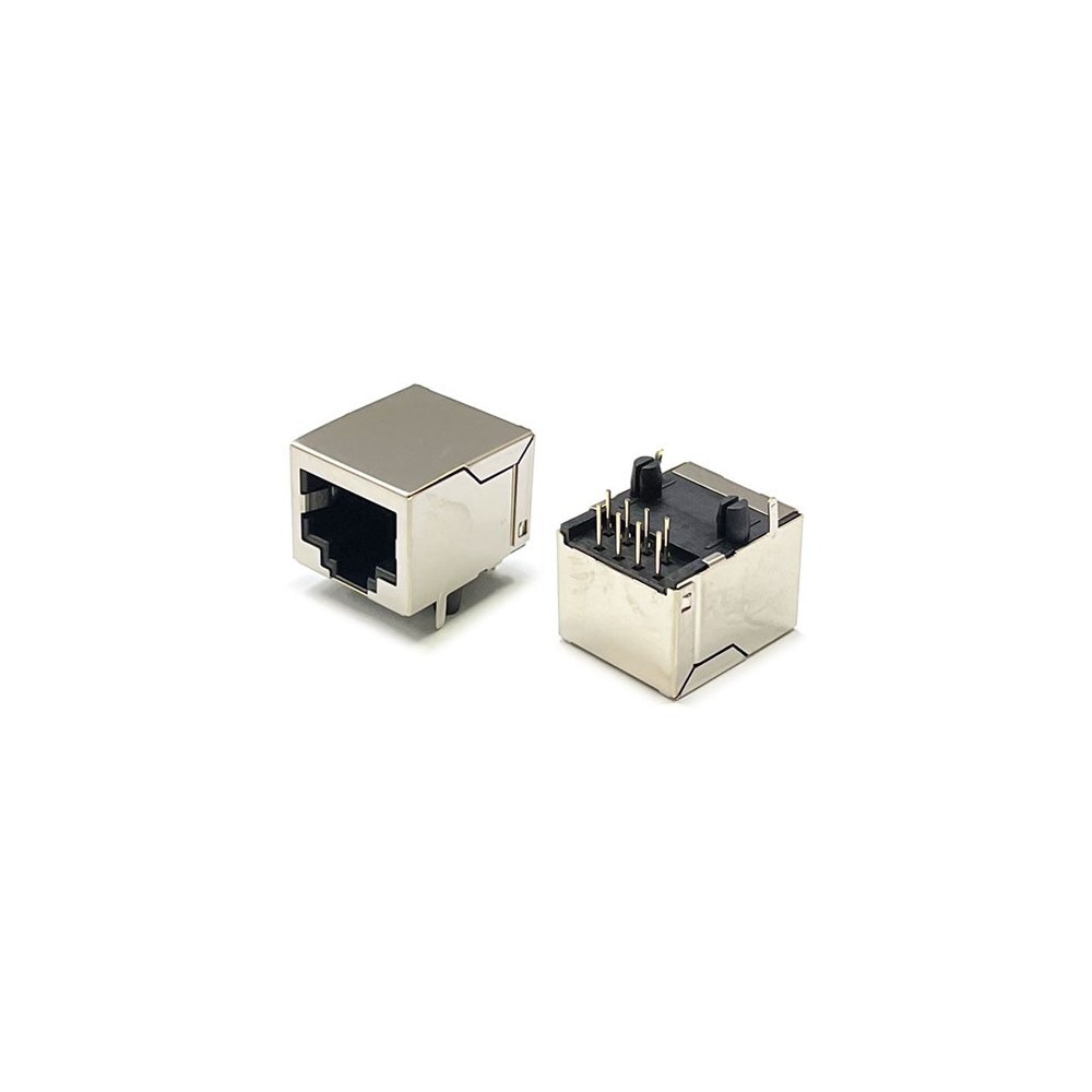 RJ45 커넥터 8P8C 암 소켓 앵글 타입 PCB-830 L18.3mm (HQ03259)