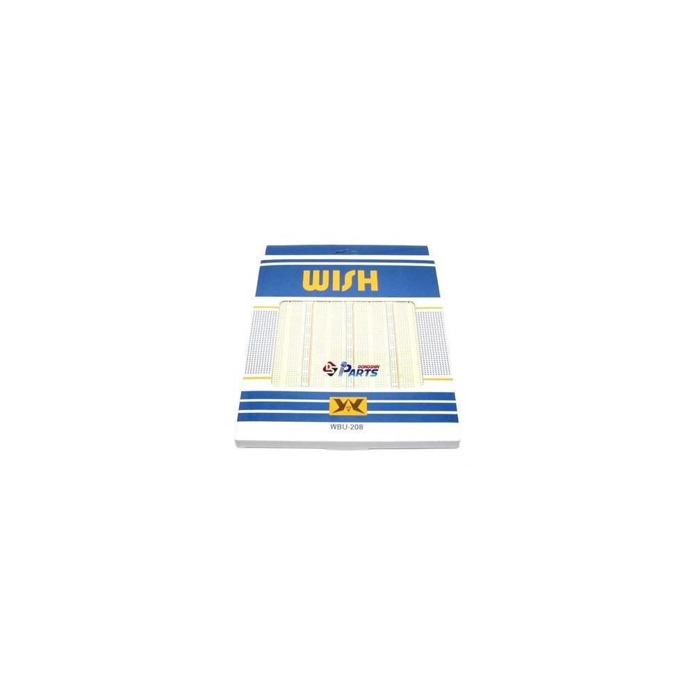 WISH 브레드 보드 PCB 빵판 WBU-208 사이즈 240 x 210 x 31mm (HQ03669)
