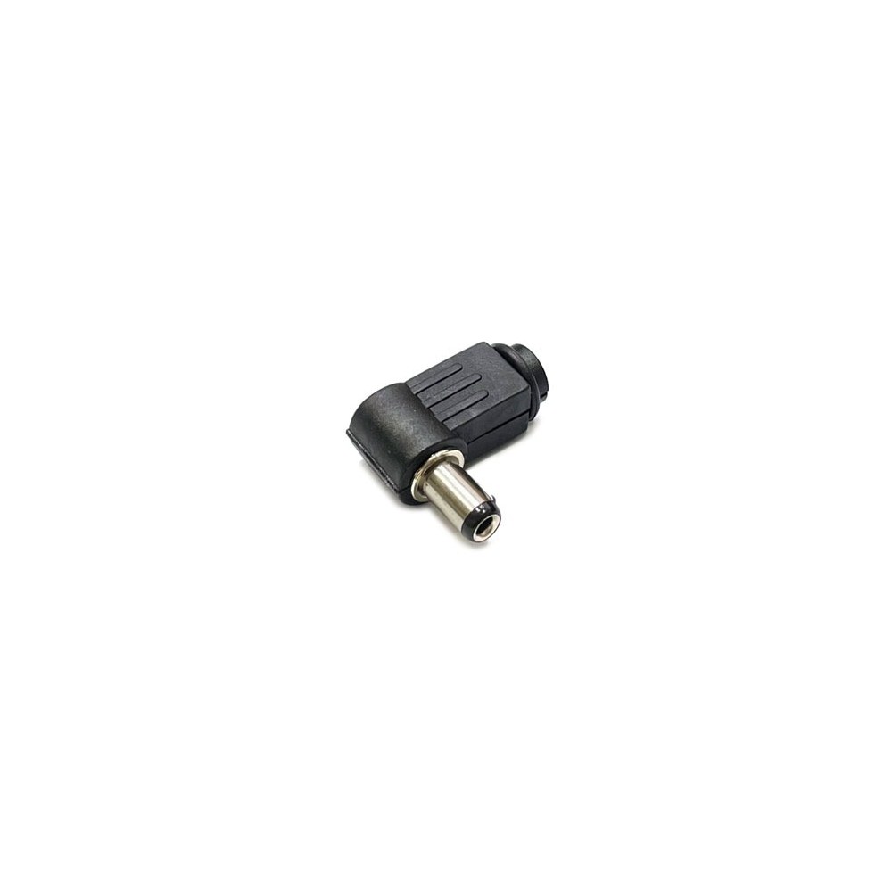 DC 전원 플러그 제작용 어댑터 PLUG 직각 꺾임 ᄀ형 앵글 5.5mm 2.5 DIY 용 (HQ03716)