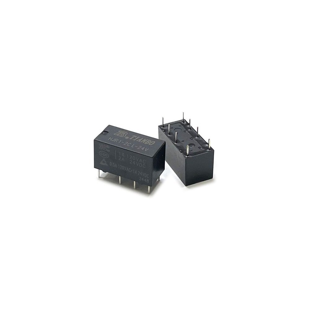 TIANBO 8핀 2c 릴레이 HJR1-2C-L 200mW PCB Type (HQ03850)