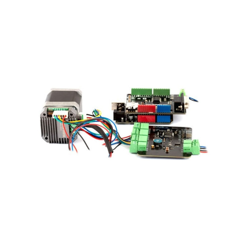 DFRobot CAN 버스 아두이노용 실드 DFR0370 + 아두이노 Uno 호환 보드 + SMC-001 + 엔코더 스텝 모터 NK245E + 스텝 모터 드라이버 SBD-10 (MG2067)