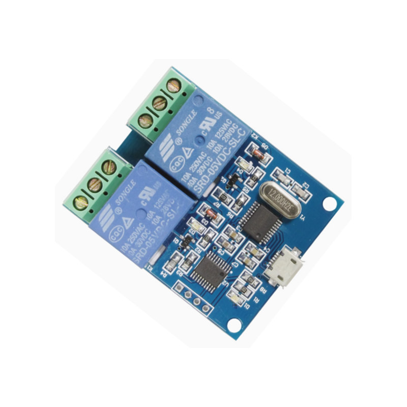 USB 가상 COM포트 내장 시리얼 릴레이 2채널 JK-USR-2 (MG2070)