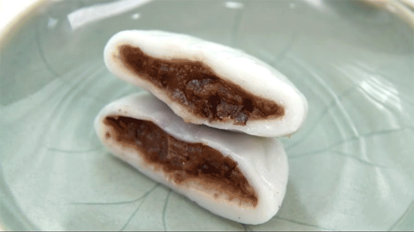 (반달모시송편) 영광 반달모싯잎송편 앙금절편 20개