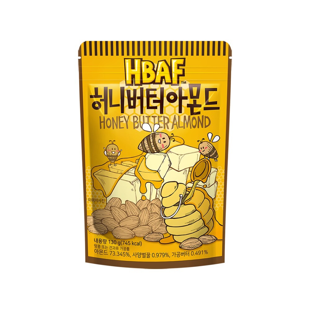 바프)허니버터아몬드130g