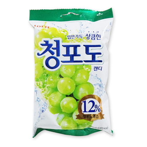 롯데)청포도캔디153g