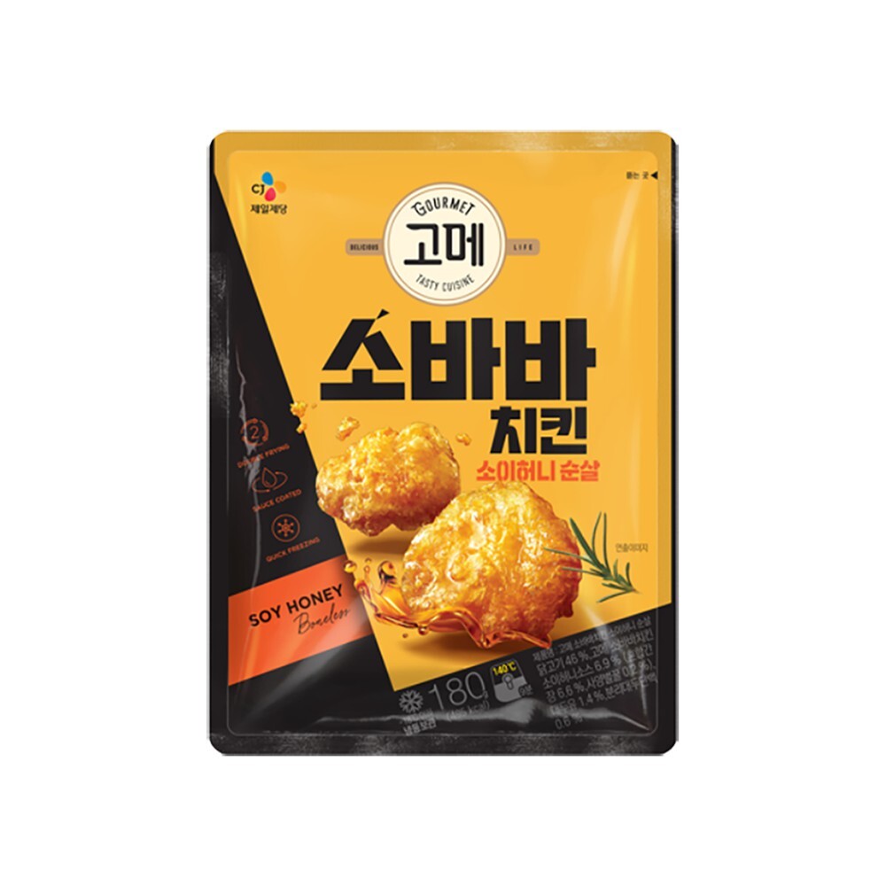 CJ)고메소바바순살치킨180g