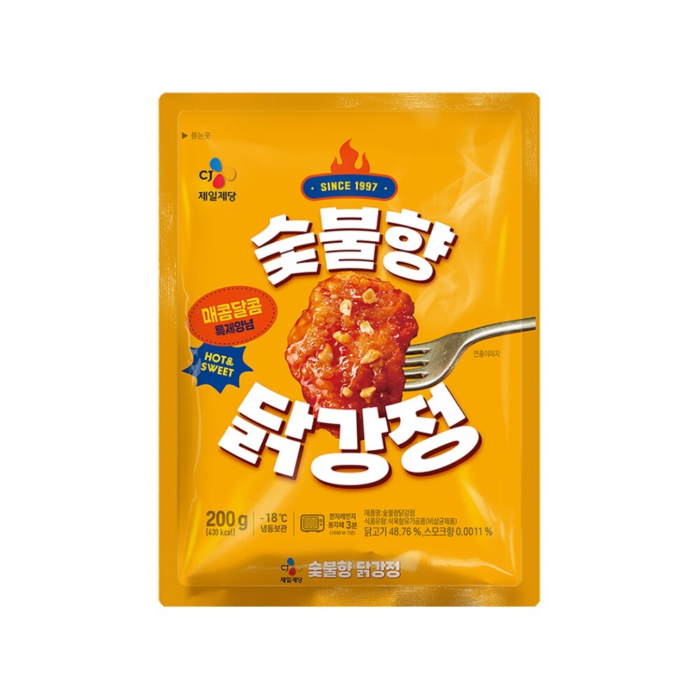 CJ)숯불닭강정200g