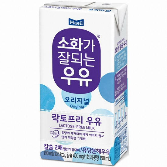 매일)소화가잘되는멸균우유190ml