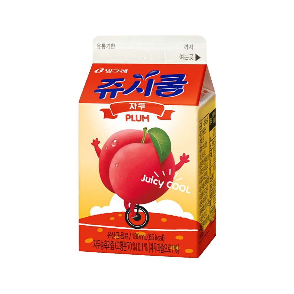 빙그레)쥬시쿨자두180ml