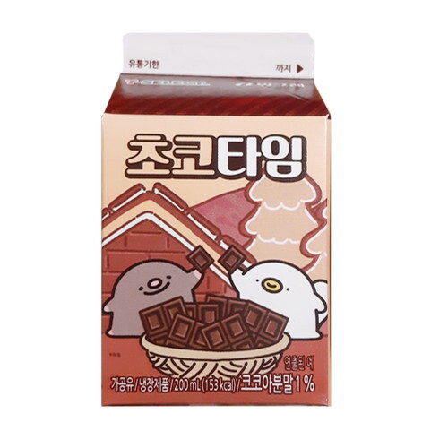 빙그레)초코타임200ml