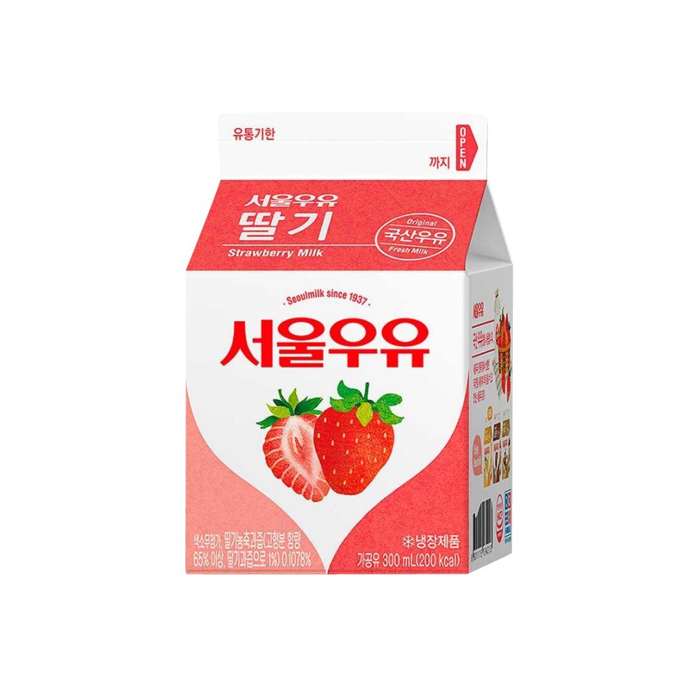 서울)딸기우유300ml