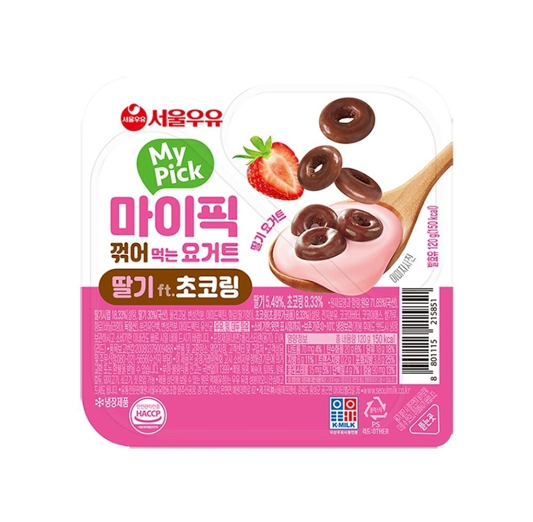 서울)마이픽딸기초코링120g