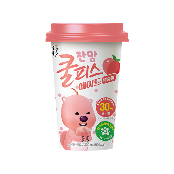 소와나무)쿨피스에이드복숭아300ml