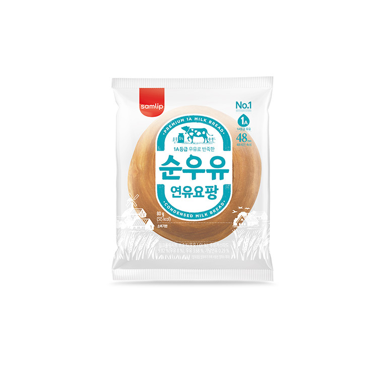 삼립)순우유연유요팡 80g