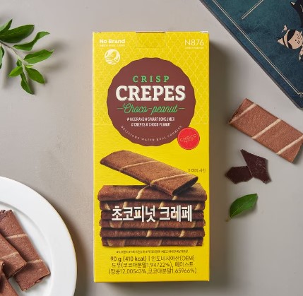 노브랜드)초코피넛크레페90g