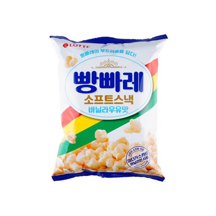 롯데)빵빠레소프트스낵바닐라우유맛115g(12)