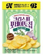 노브랜드)크리스피포테이토칩갈릭허브맛80g
