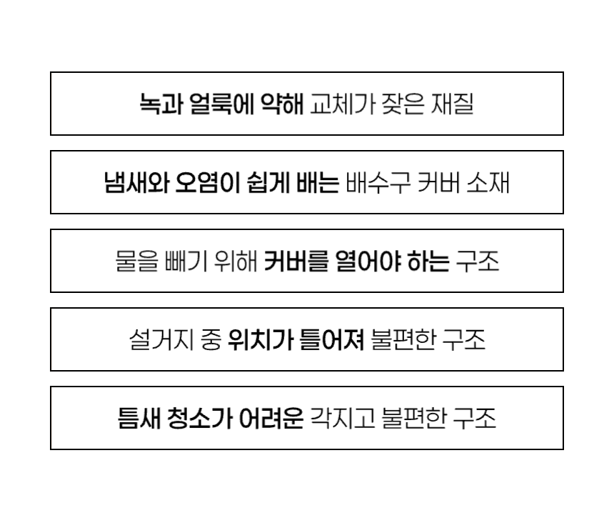스마트 다다캡 자동개폐 싱크대 배수구 덮개 커버 상세 이미지 8