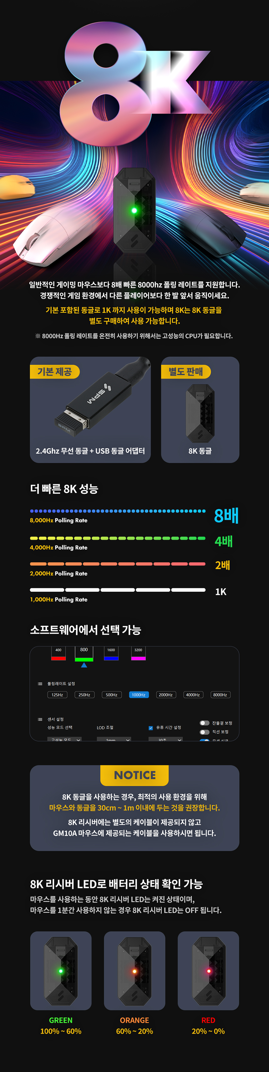 SPM GM10A 콺 8K  ȳ ̹